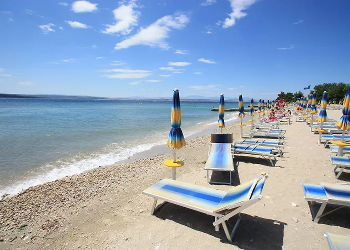 Lejlighed Modernes Nur 430 Meter Zum Sandstrand Mit Privatparkplatz Crikvenica